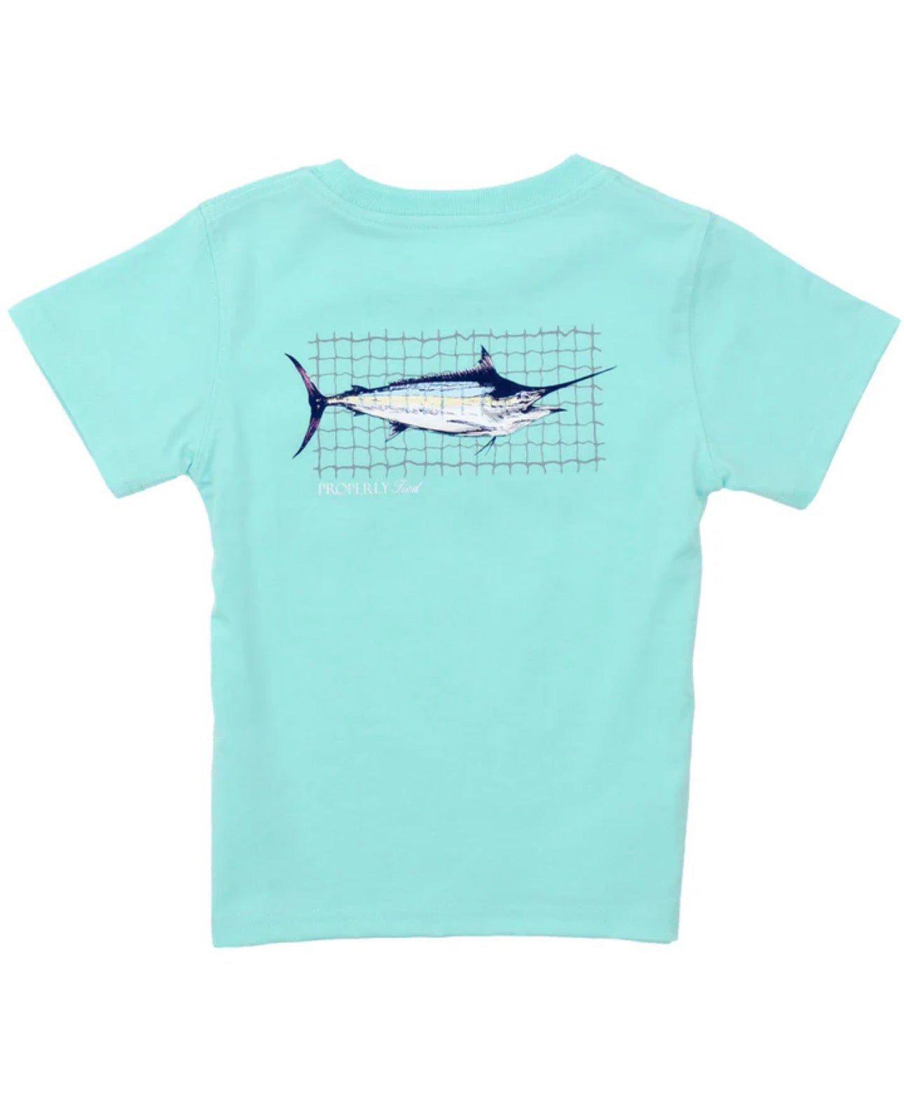 Boys Swordfish SS Seafoam