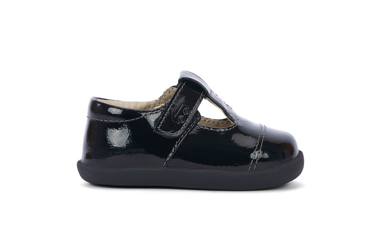 Bianca Mini Black Patent- First Walkers