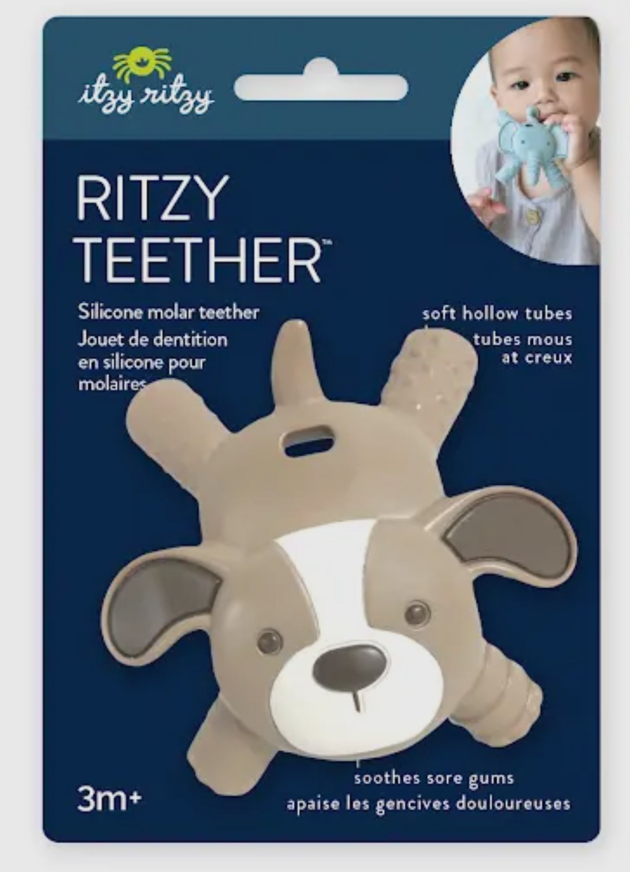 Ritzy Teether-Baby Molar Teether-Puppy