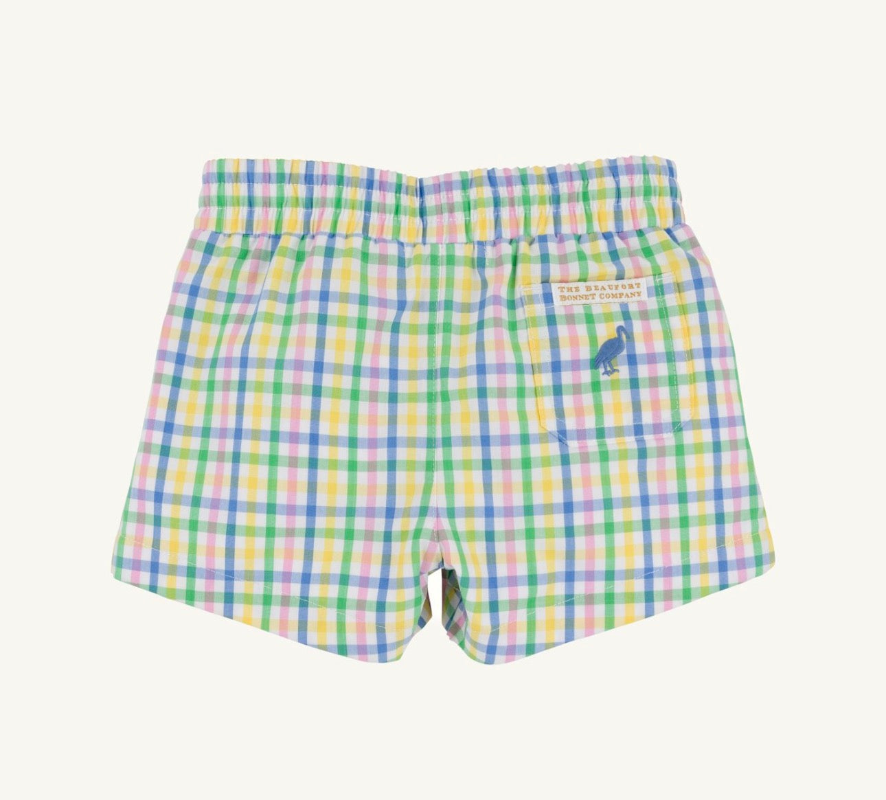 Sheffield Shorts-Primland Plaid/Barbados Blue