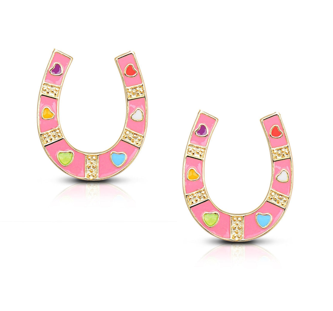 Horseshoe Stud Earrings