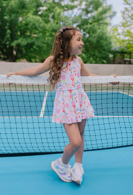 Caitlin Athletic Dress in Perfect Match