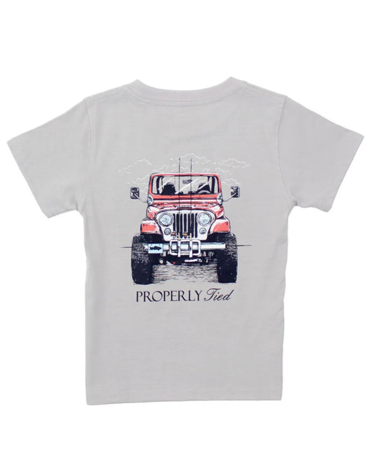 Boys Rod Runner SS Ice Grey