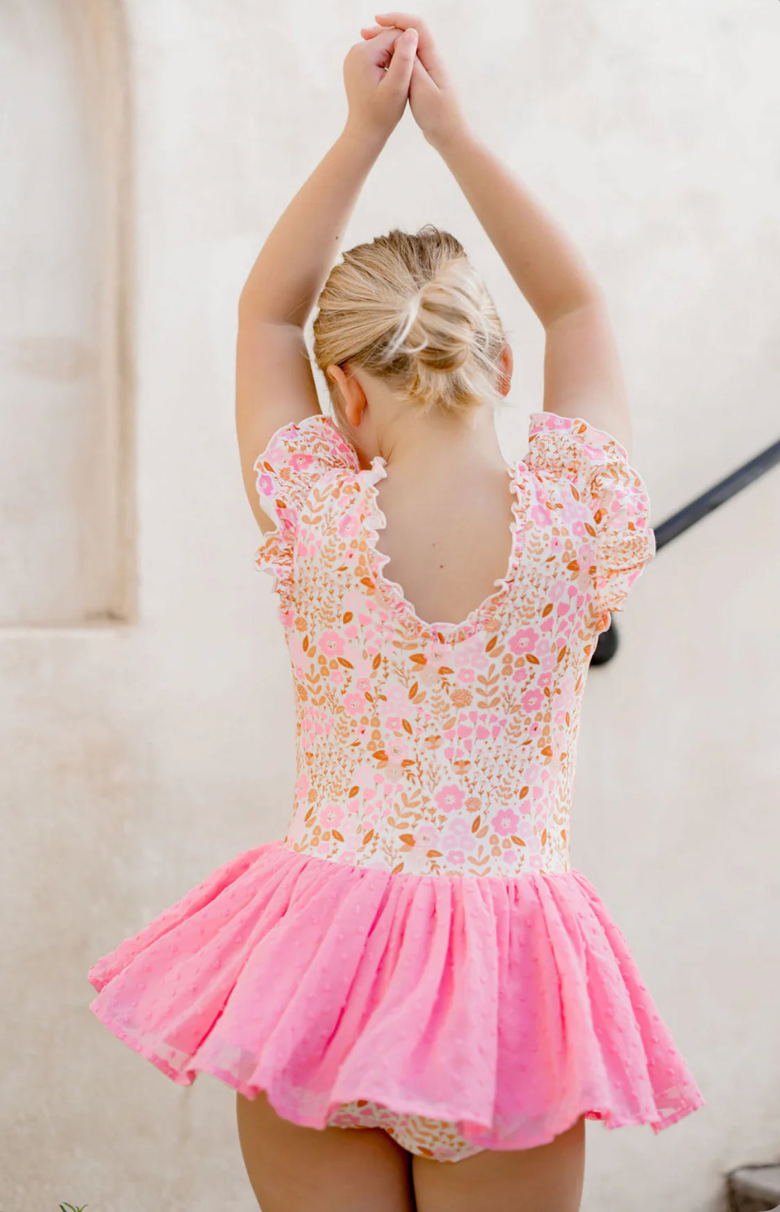 Farrah Leotard - Citrus Bloom Bliss