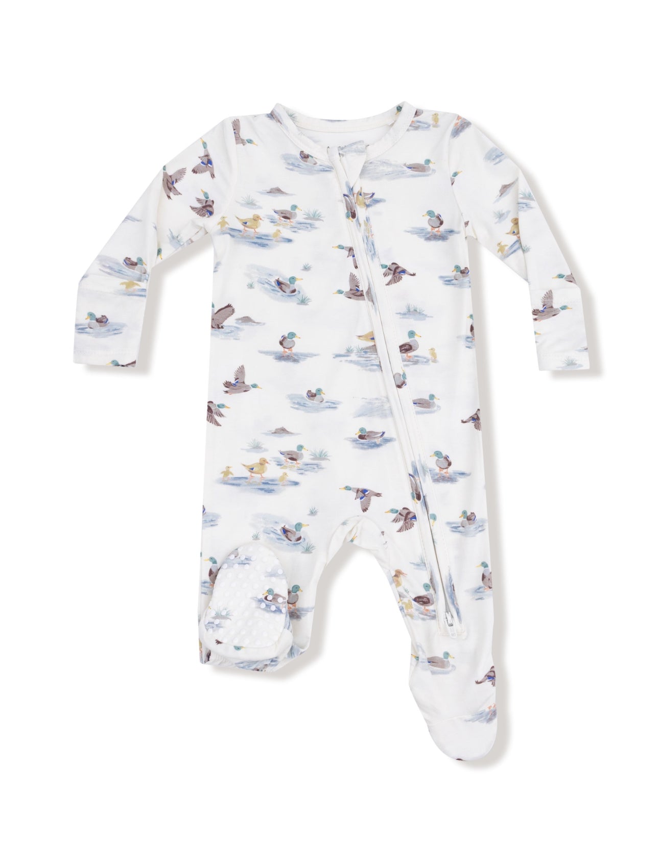 Migrating Mallards- 2 Way Zipper Footie