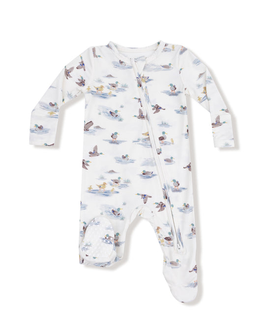 Migrating Mallards- 2 Way Zipper Footie
