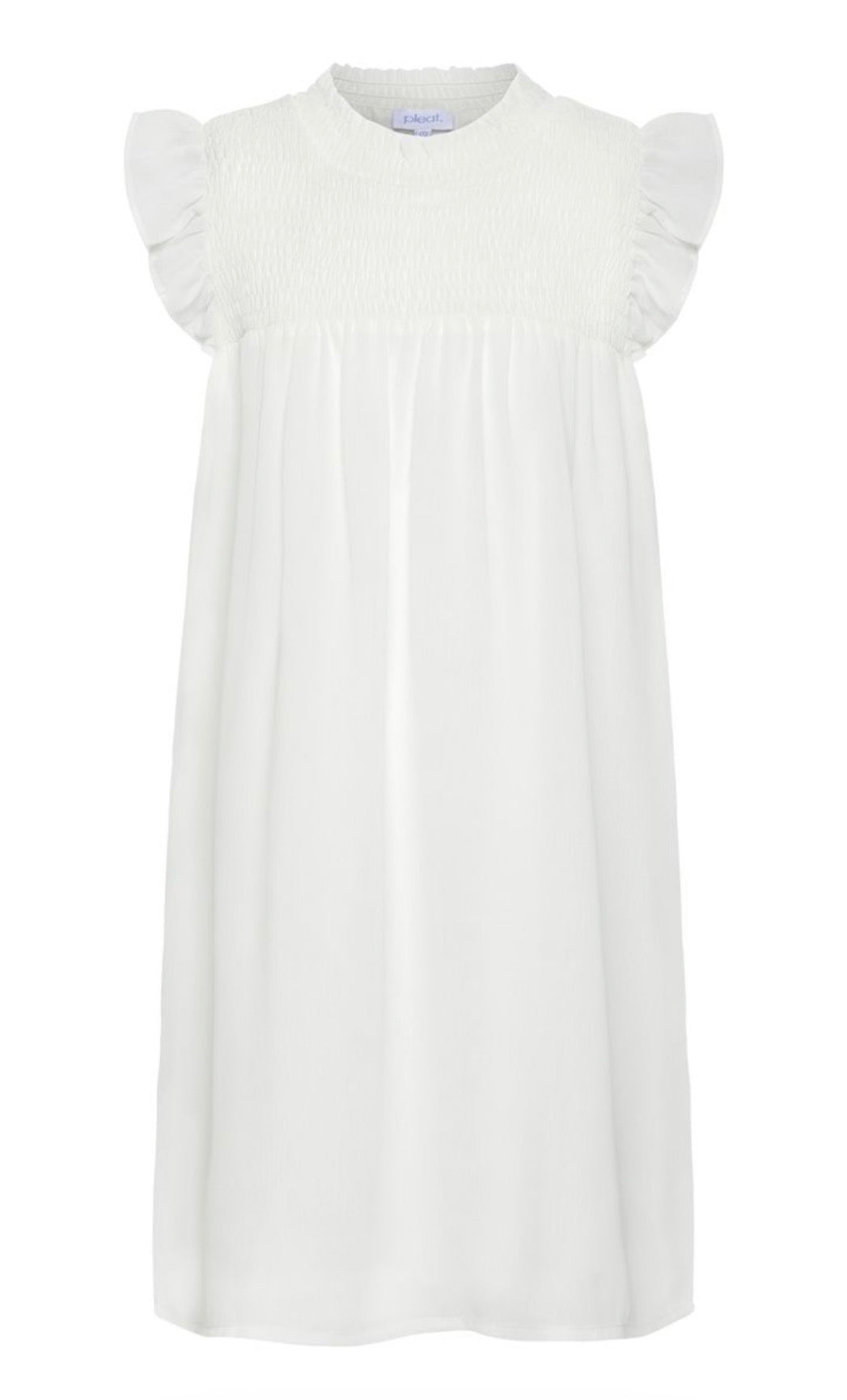 Lottie Dress Sleeveless White