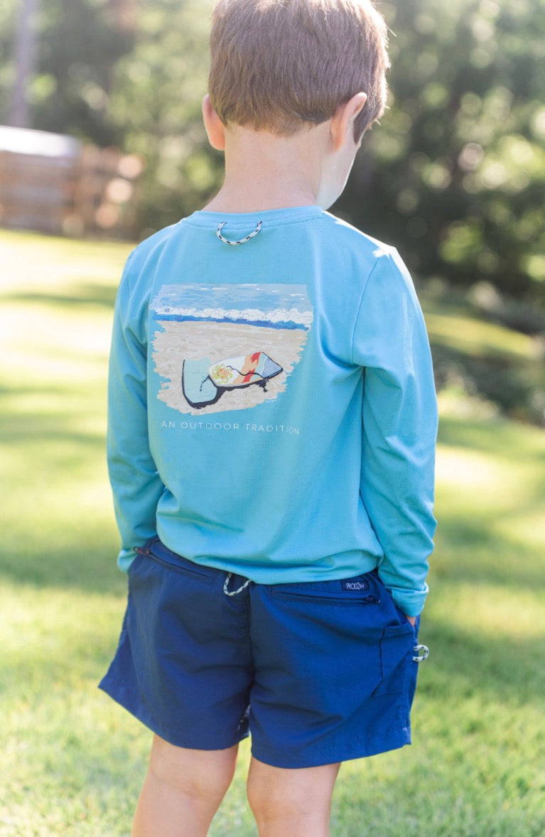 Kid's Pro LS T-shirt- Aquarius