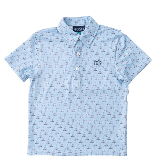 Boys Short Sleeve Performance Polo