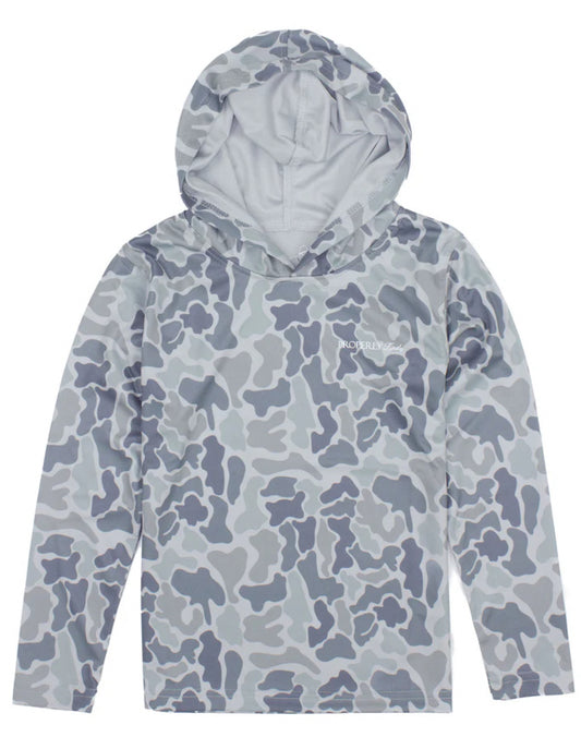 Boys Sportsman Performance Hoodie Polar Camo