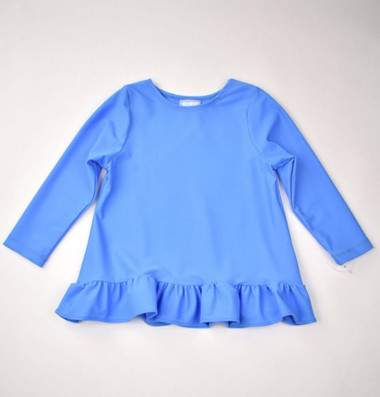 Azure Blue-Baby Doll Top