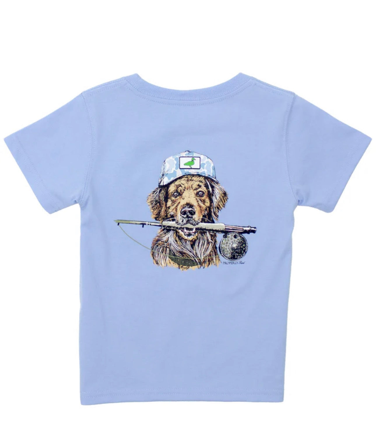 Boys Fishing Buddy SS Light Blue