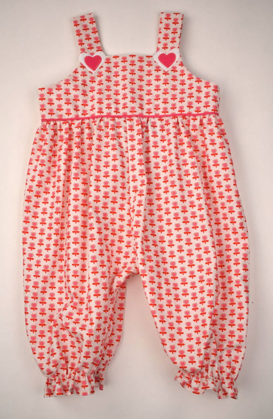 Romper, Hearts Print