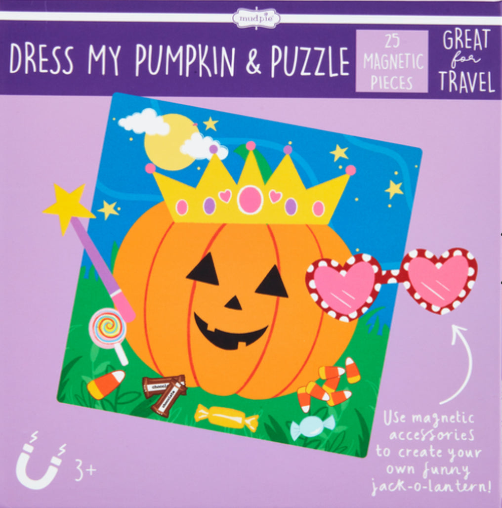 Purple Dress My Pumpkin Puzzle Set