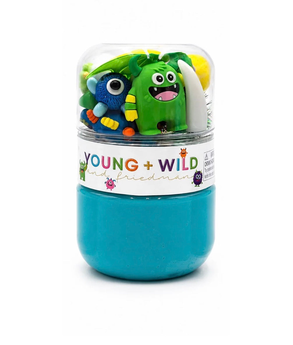 Grab & Go Dough Jar - Colorful Monster