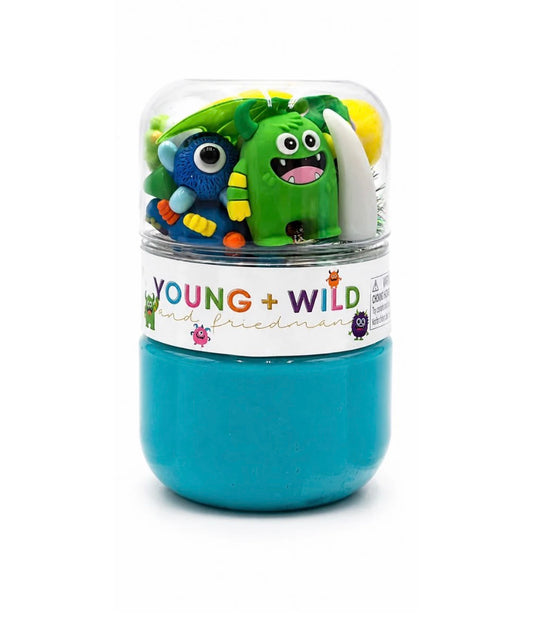 Grab & Go Dough Jar - Colorful Monster