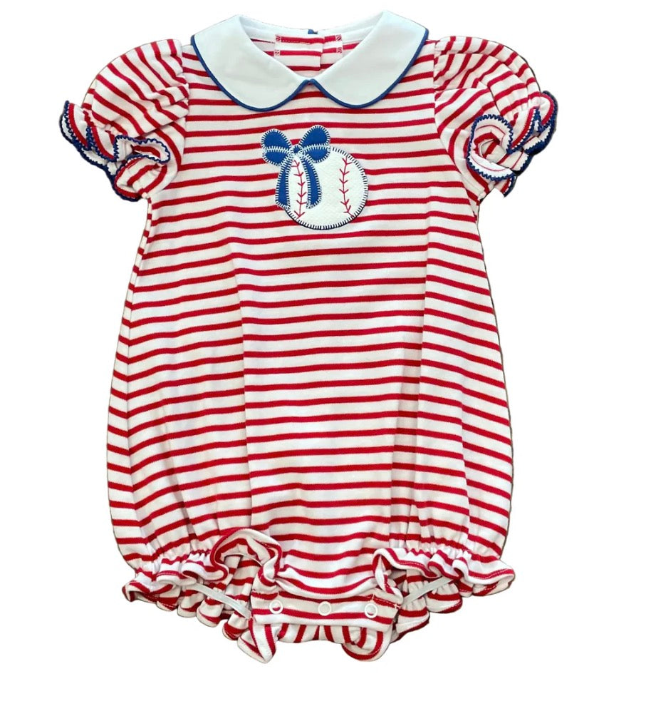 BASEBALL LOUISA
BUBBLE, RED BITTY KNIT