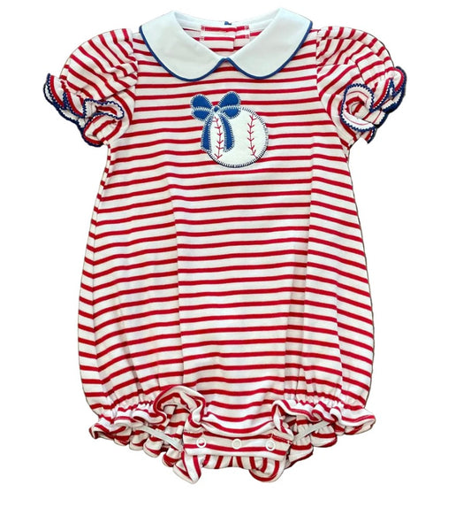 BASEBALL LOUISA
BUBBLE, RED BITTY KNIT