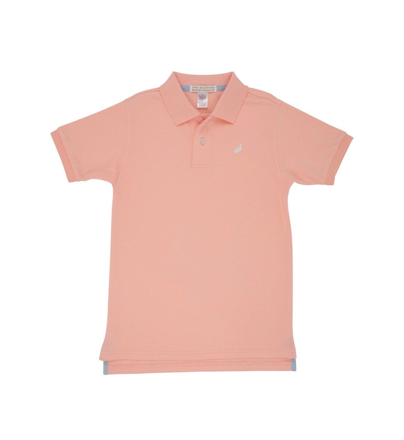 Prim and Proper Polo- Pompano Peach/Multicolor- Pompano Peach/Multicolor