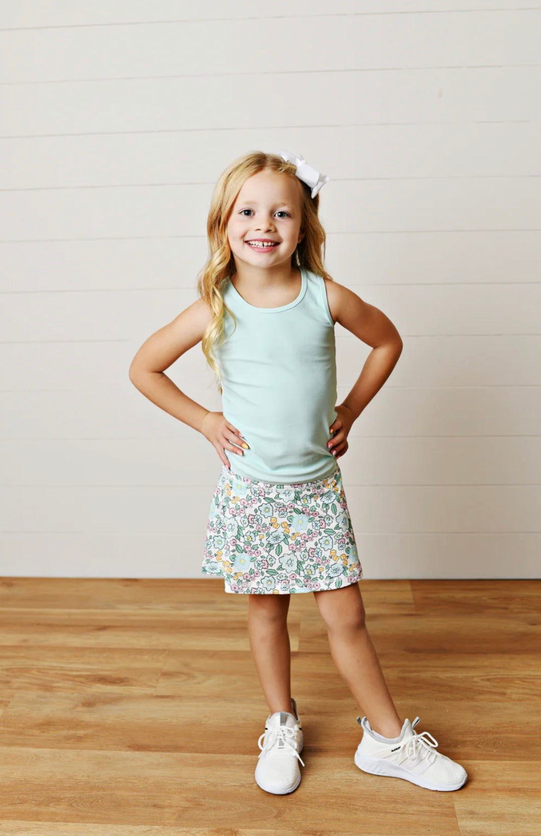 Aqua Bloom Skort