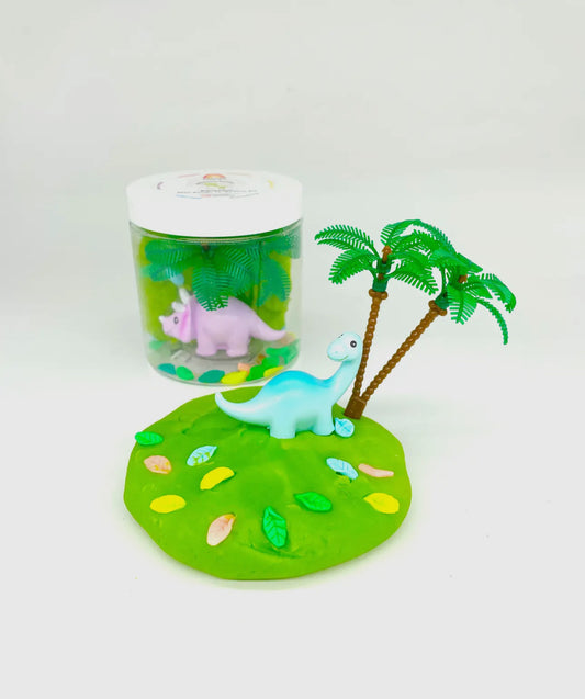 Dinosaur Mini Play Dough To Go Kit-Watermelon