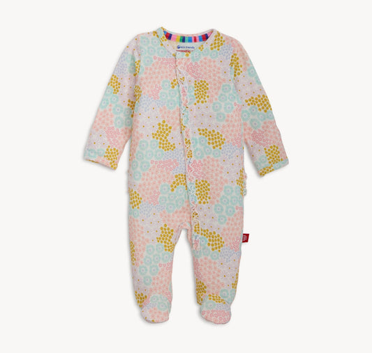 Harper Modal Magnetic Footie w/Ruffle