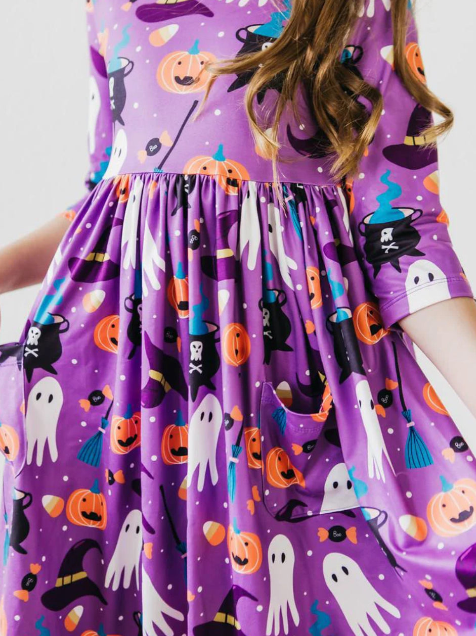 No Tricks, Just Treats Twirl Dress