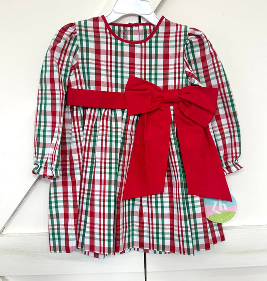 Margaret Sleigh Dress, Sleigh Plaid