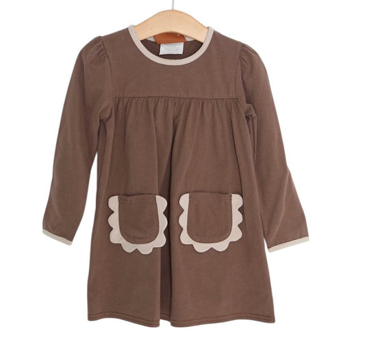 Izzie Dress-Brown