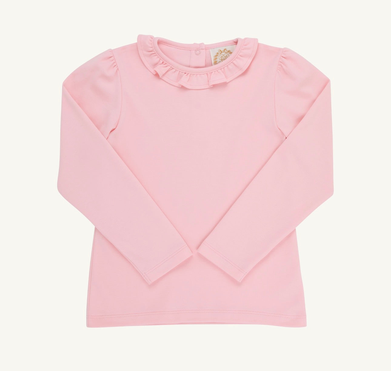 Reece Ruffle Top-Sandpearl Pink