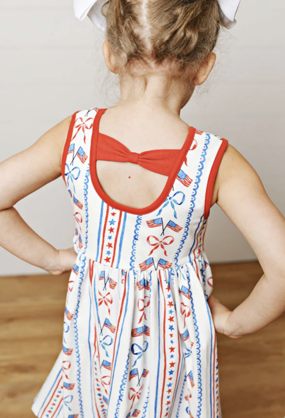 Stars and Bows Flare Dress