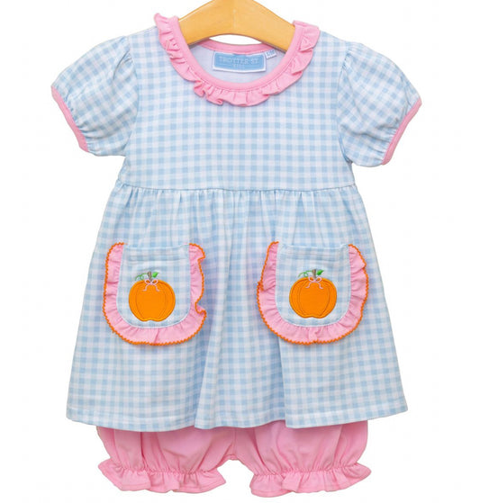Pumpkin SS Bloomer Set