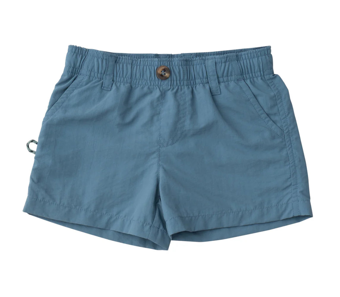 Boys’ Outrigger Performance Short in Provincial Blue