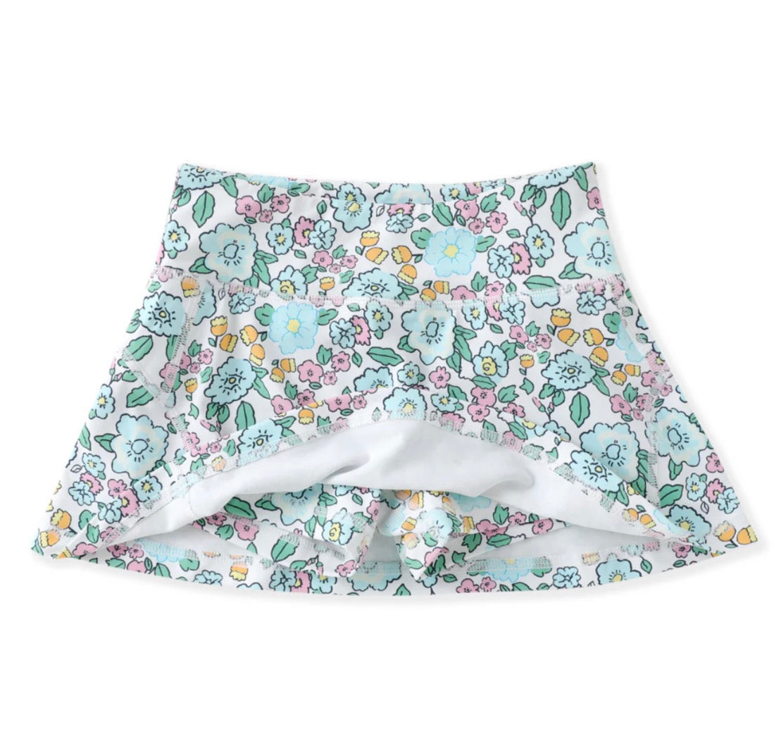 Aqua Bloom Skort