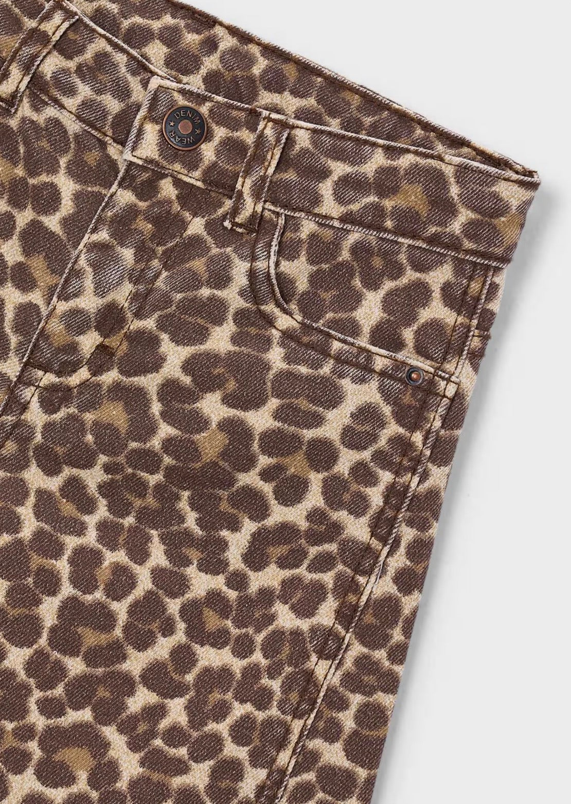 Leopard-Twill Pants