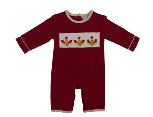 Turkey Trot Boys Romper