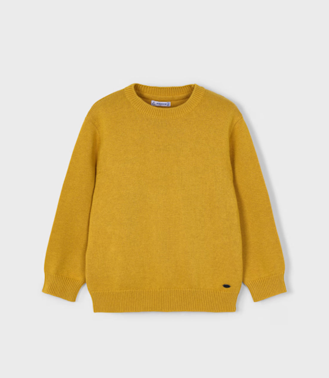 Boy Basic Sweater- Mustard