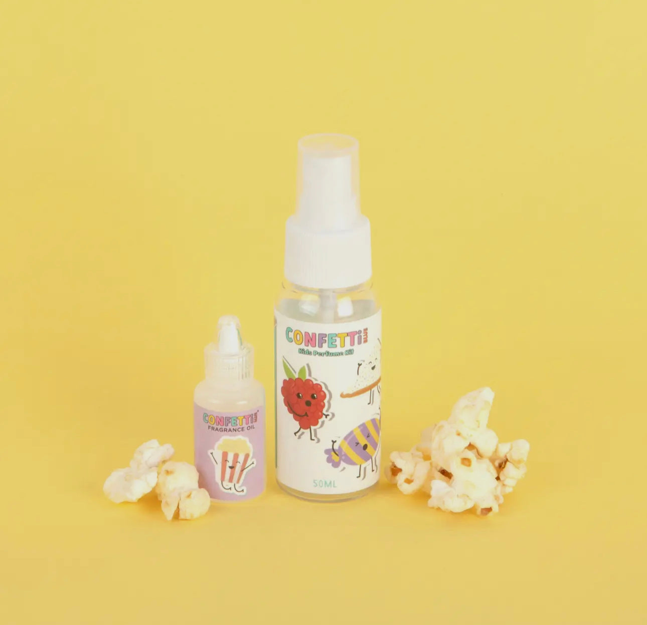 Popcorn Fragrance Oil and Perfume Bottle