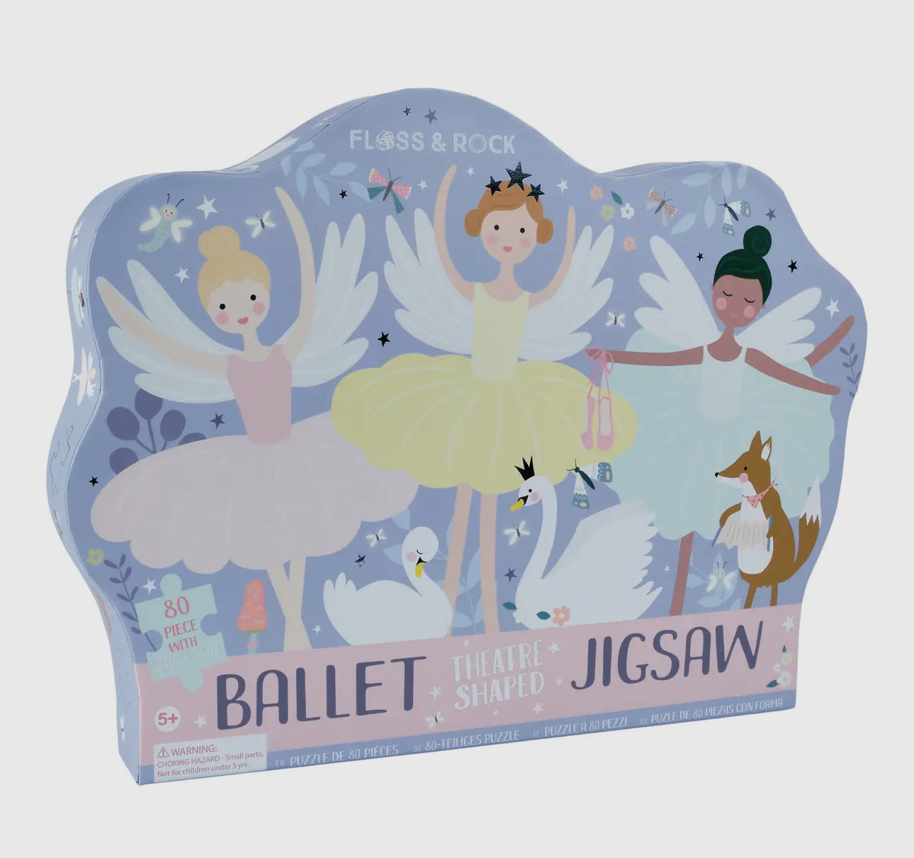 80pc “Theatre” Shaped Jigsaw w/ Shaped Box - Enchanted