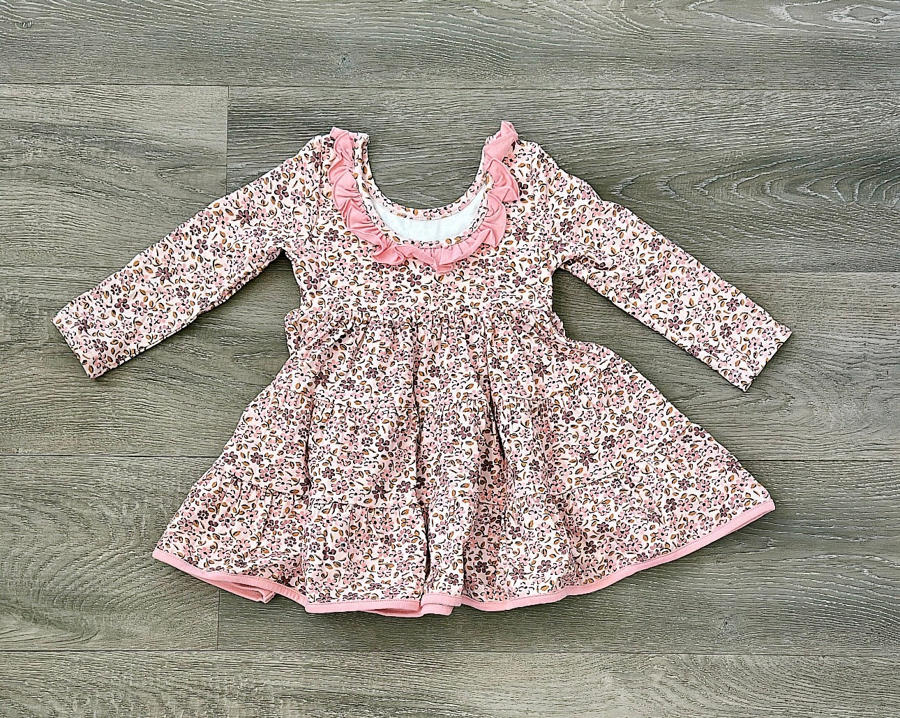 Fall Floral Tier Dress