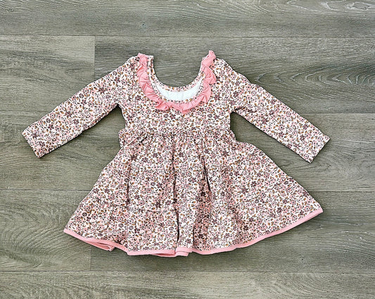 Fall Floral Tier Dress