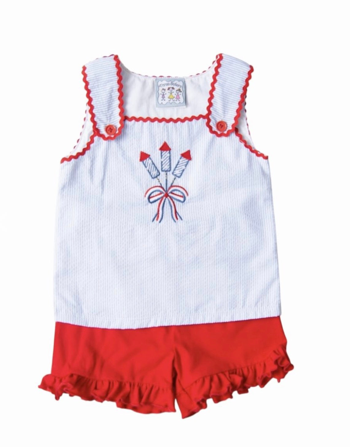 Fireworks Girls Short Set