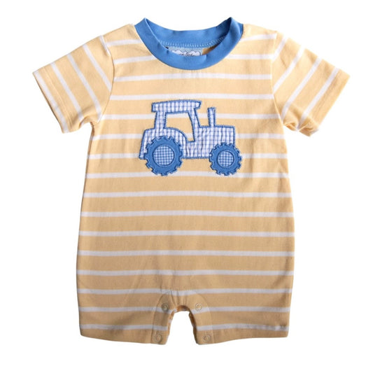 Tractor Boys Romper