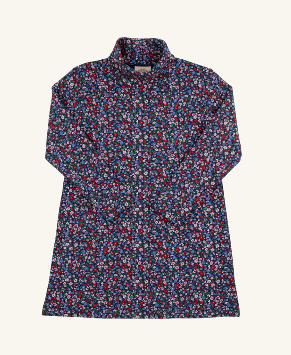 Tatum’s Turtleneck Dress-Fairfax Farm Floral