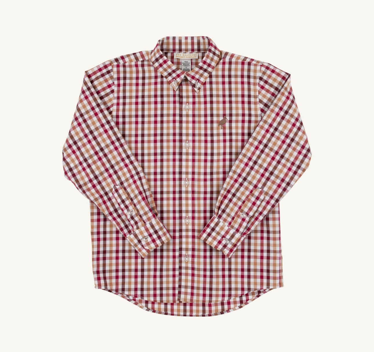 Dean’s List Dress Shirt-Easton Pond Plaid/Gray Bay Brown