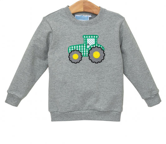 French Terry Pullover- Tractor
