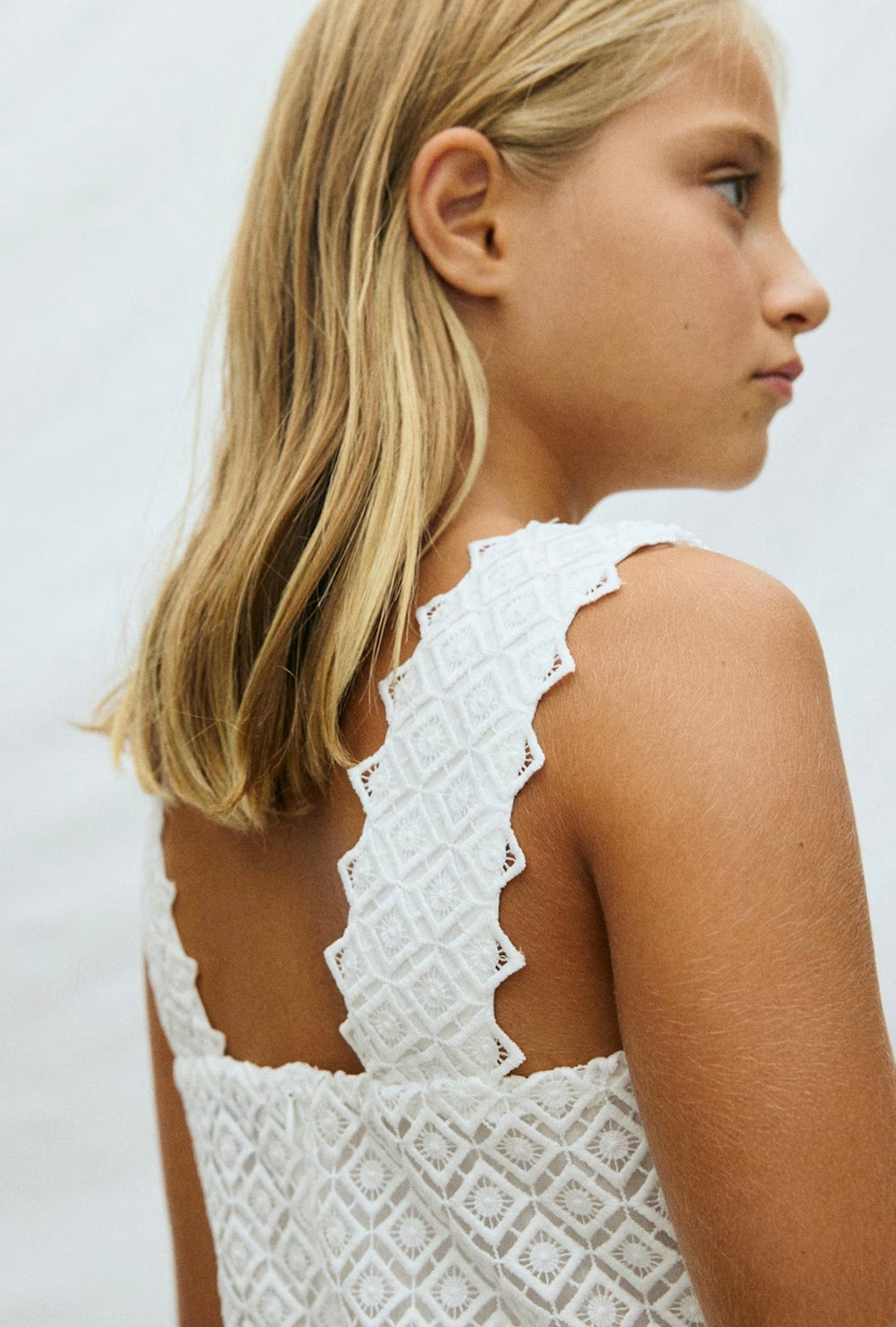 Whisper Lace Twirl Dress