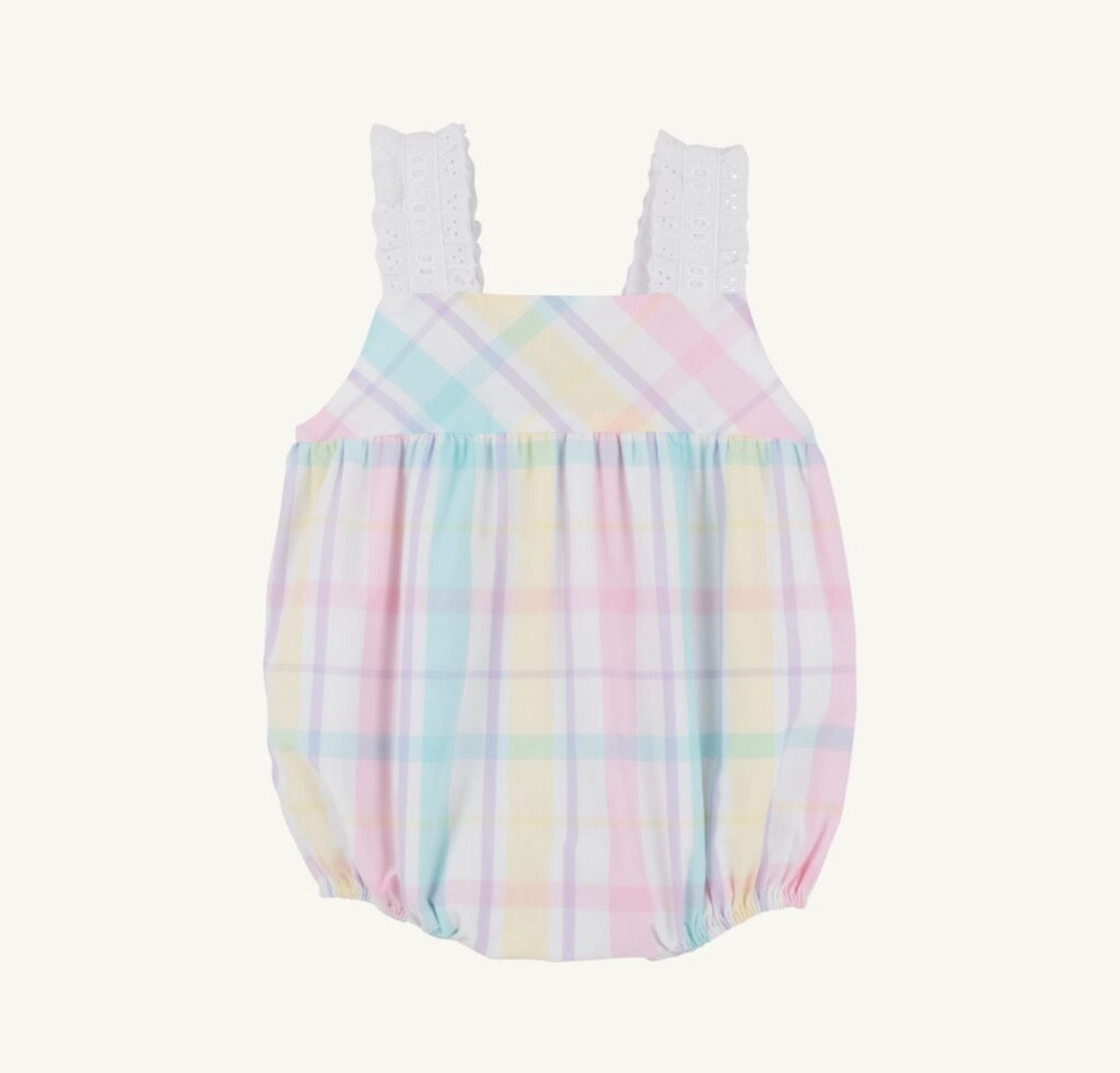 Babs Bubble- Woven Yarn- Brunch Plate Plaid/Worth Ave White