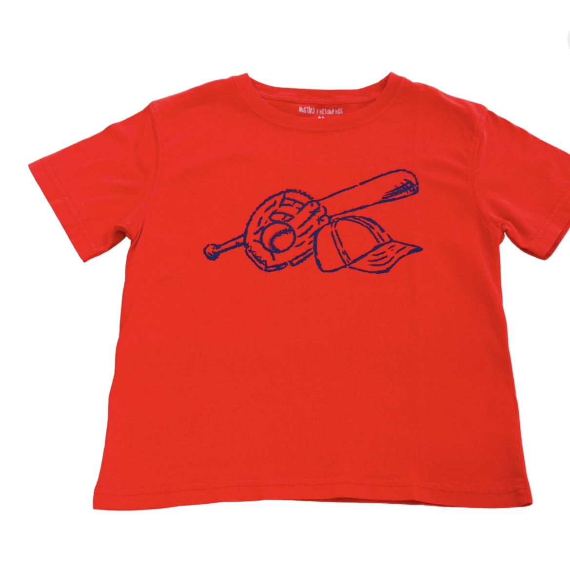 SS Red/Navy Baseball T-Shirt