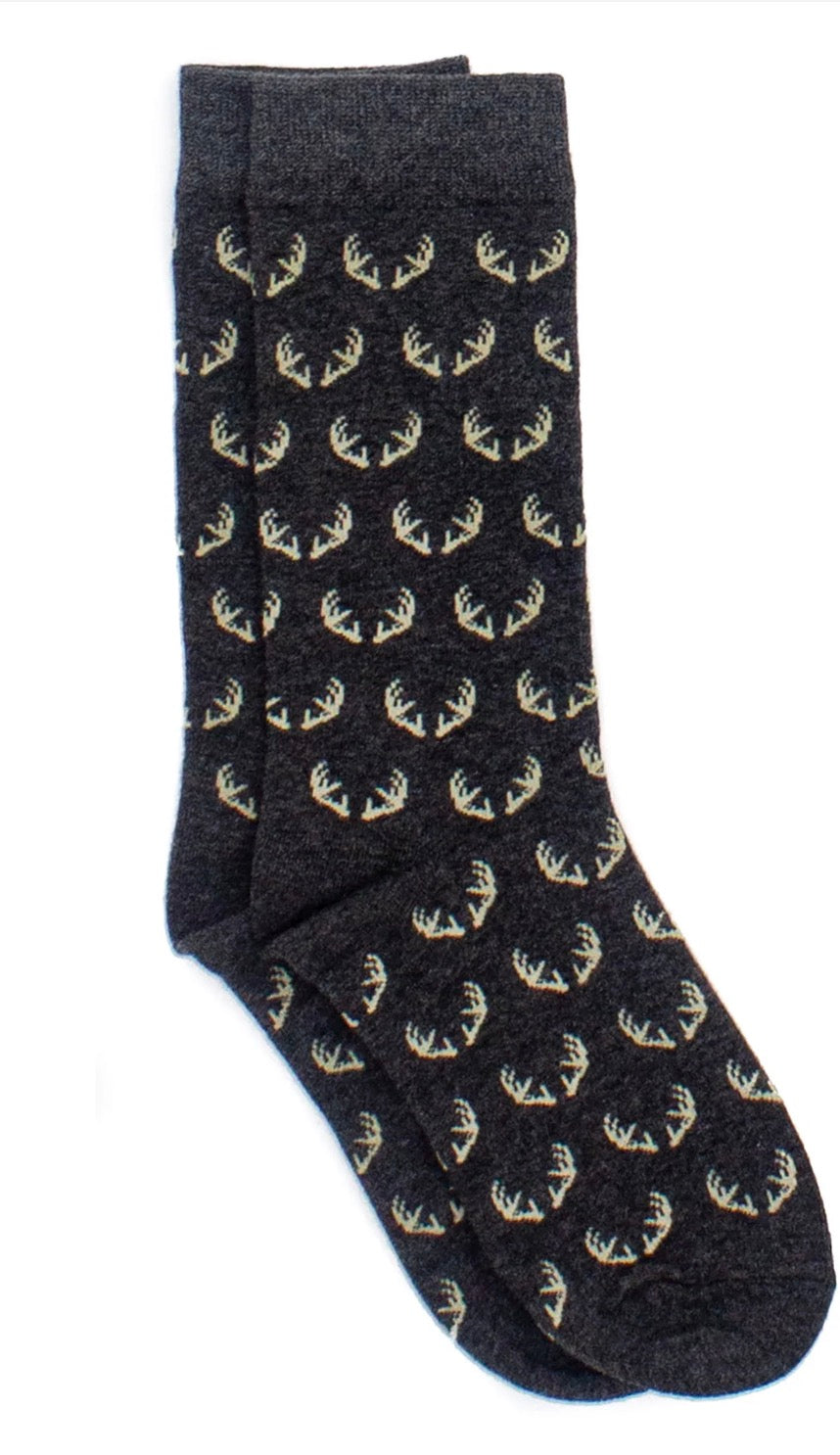Boys Lucky Duck Socks Antlers